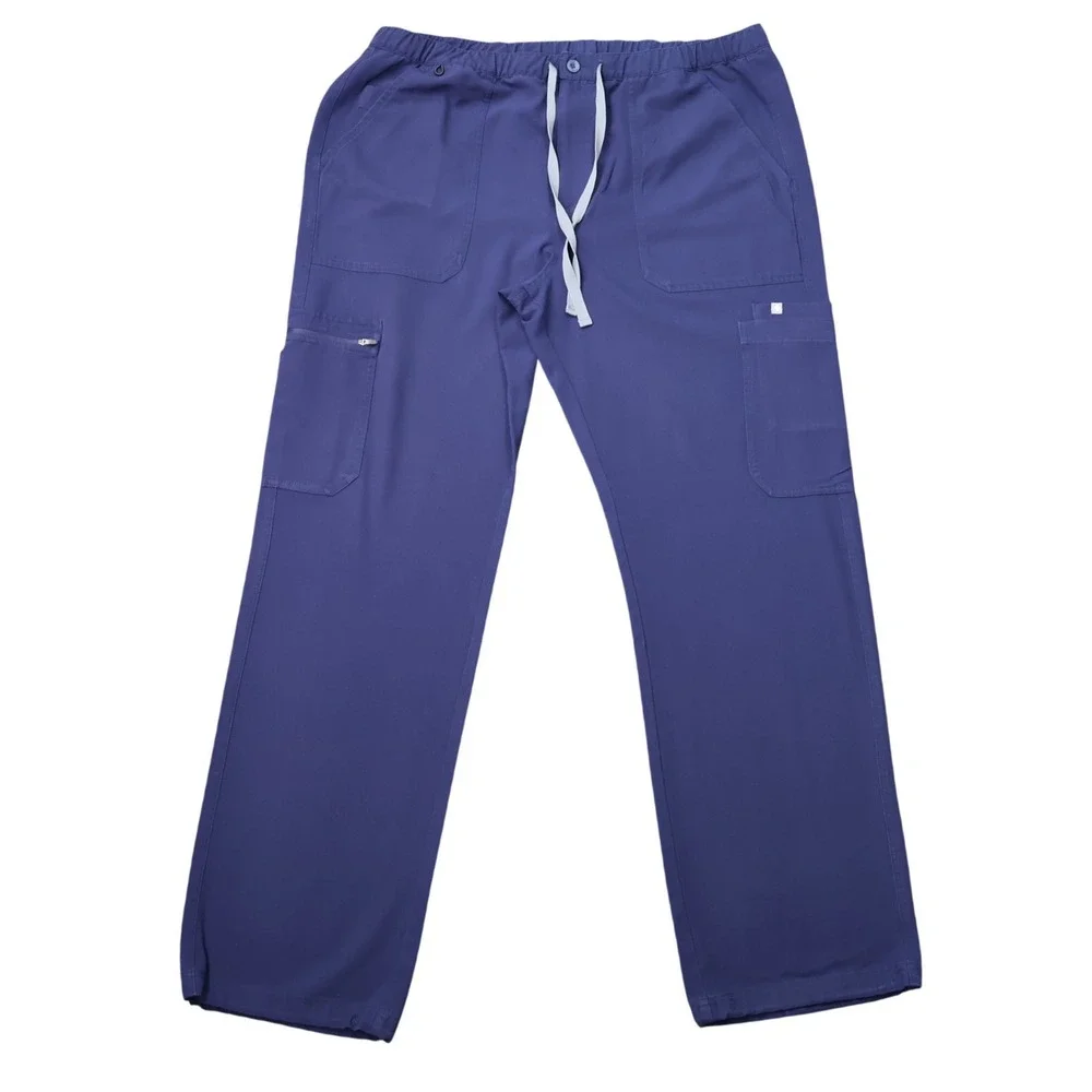 FIGS Scrub Pants Mens XL Navy Blue Excellent Axim Cargo Technical Collection